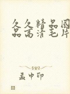 久久精品国产精品高清毛片