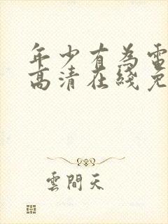 年少有为电视剧高清在线免费观看封面