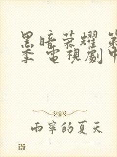 黑暗荣耀 第二季 电视剧中文版