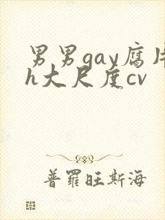 男男gay腐片h大尺度cv