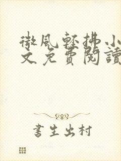 微风轻拂小说全文免费阅读无弹窗