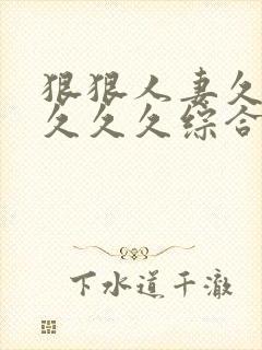 狠狠人妻久久久久久久综合蜜桃精品