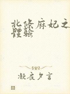 北条麻妃之真实体验封面