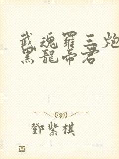 武魂罗三炮我乃黑龙帝君