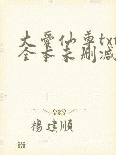 大爱仙尊txt全本未删减下载封面
