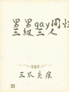 男男gay同性三级三人