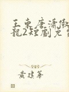 王东唐潇傲世潜龙2短剧免费封面