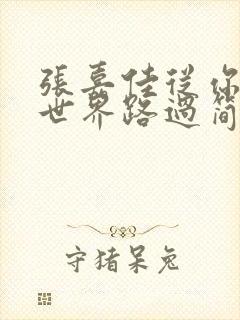 张嘉佳从你的全世界路过简介