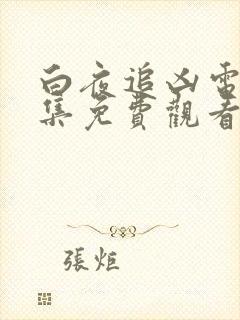 白夜追凶电视剧集免费观看完整版