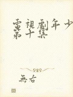 电视剧年少有为第十集