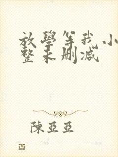 放学等我小说完整未删减