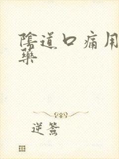 阴道口痛用什么药