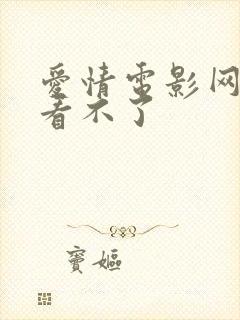 爱情电影网怎么看不了