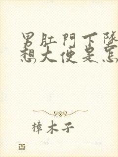 男肛门下坠感老想大便是怎么回事