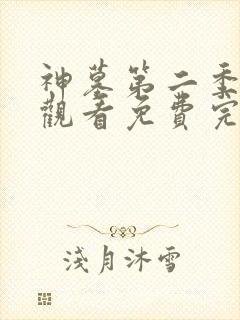 神墓第二季在线观看免费完整版封面