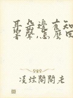 耳朵边有知了的响声,怎么回事封面