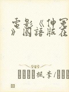 电影《伸冤人1》国语版在线观看封面