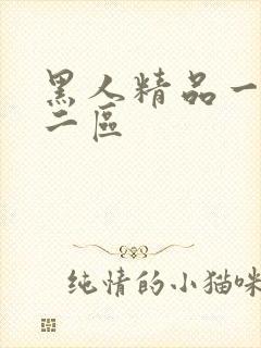 黑人精品一区一二区