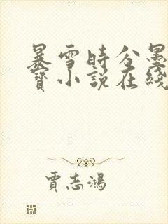 暴雪时分墨宝非宝小说在线阅读