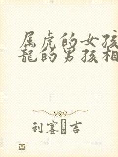 属虎的女孩和属龙的男孩相配吗封面