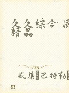 久久综合 国产精品