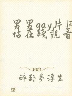 男男gay片网站在线观看