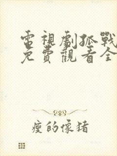 电视剧孤战迷城免费观看全集高清版