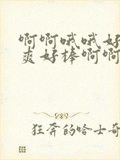 啊啊哦哦好大好爽好棒啊啊啊封面