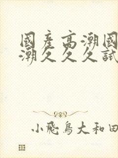 国产高潮国产高潮久久久试看120