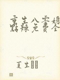 重生八零媳妇有点辣免费全文阅读