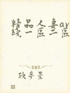 精品人妻av在线一区二区三区
