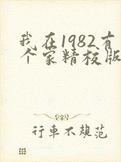 我在1982有个家精校版txt