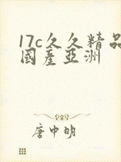 17c久久精品国产亚洲