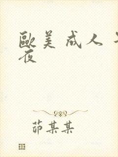 欧美 成人 午夜