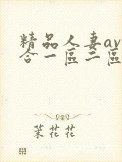 精品人妻av综合一区二区