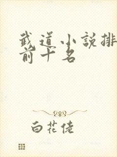 武道小说排行榜前十名