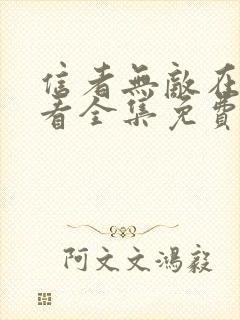 信者无敌在线观看全集免费播放