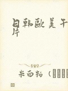 日韩欧美午夜大片封面