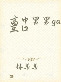 高中男男gay互囗