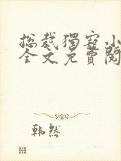 总裁独宠小娇妻全文免费阅读