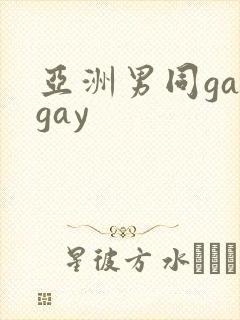 亚洲男同gaygay封面
