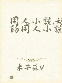 同人小说,好看的同人小说,全本同人小说封面