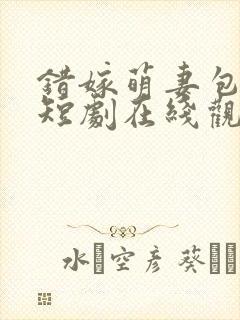 错嫁萌妻包甜的短剧在线观看全集