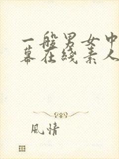 一般男女中文字幕在线素人av封面