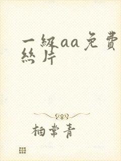 一级aa免费鲁丝片