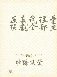 原来我很爱你电视剧全部免费观看封面