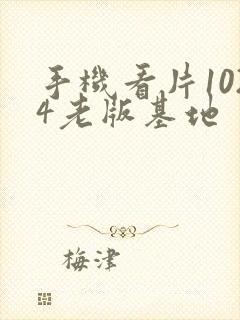 手机看片1024老版基地