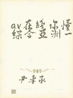 av在线你懂的综合亚洲一区封面