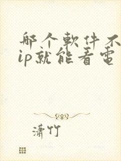 哪个软件不要vip就能看电视剧