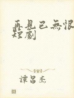 再见已无恨无爱短剧封面